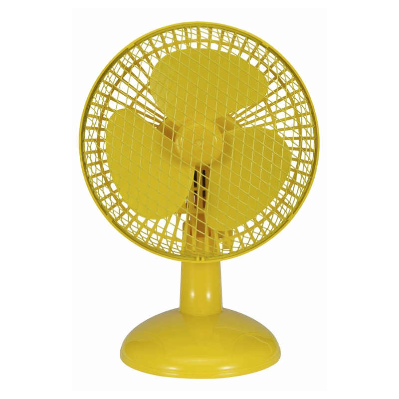6 Inch Mini Fan Yellow & Green 
