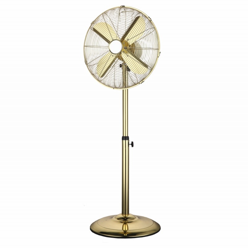 16 Inch Pedestal Fan Golden 